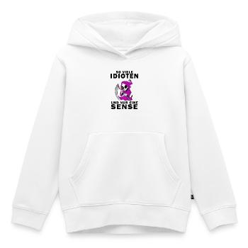 Sensenmann Damen Sarkastisch Provokation - Kinder Premium Organic Hoodie - Weiß - Vorne - AI Model Kid Female (0cm)