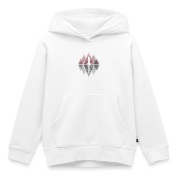 New York - Manhattan et Miss Liberty - Sweat Premium à capuche enfant bio - blanc - Devant - AI Model Kid Female (0cm)