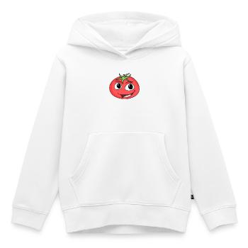 Tomate - Sweat Premium à capuche enfant bio - blanc - Devant - AI Model Kid Female (0cm)