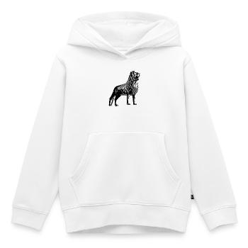 Löwe von Braunschweig - Kinder Premium Organic Hoodie - Weiß - Vorne - AI Model Kid Female (0cm)