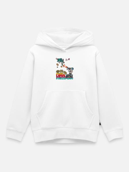 Cool - Kinder Premium Organic Hoodie - Weiß