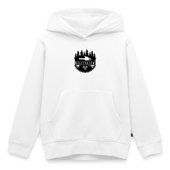 Holzfäller - Kinder Premium Organic Hoodie - Weiß - Vorne - AI Model Kid Female (0cm)