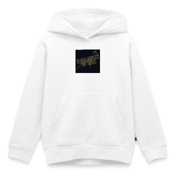 Wallstreet We Trust Finanzmotiv - Kinder Premium Organic Hoodie - Weiß - Vorne - AI Model Kid Female (0cm)