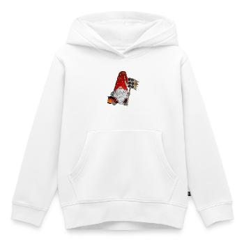 Weihnachts Wicht Christmas Gnome Ho Ho Ho - Kinder Premium Organic Hoodie - Weiß - Vorne - AI Model Kid Female (0cm)