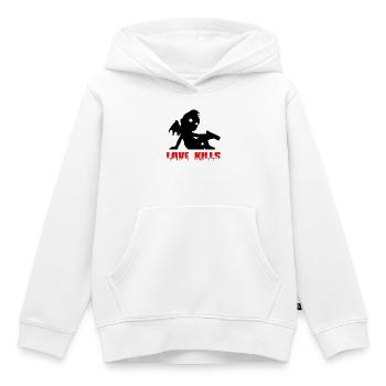 Liebe tötet 2 - Kinder Premium Organic Hoodie - Weiß - Vorne - AI Model Kid Female (0cm)