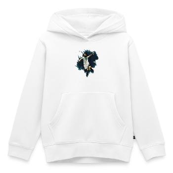 Handballer - Handball - Kinder Premium Organic Hoodie - Weiß - Vorne - AI Model Kid Female (0cm)