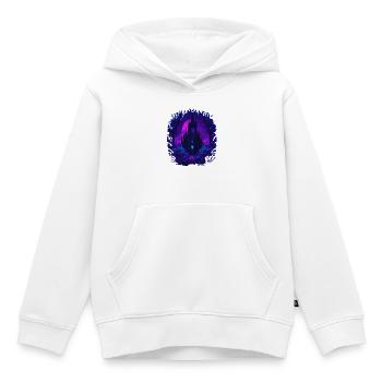 Neon Rosen Schloss mit Gotischer Architektur - Kinder Premium Organic Hoodie - Weiß - Vorne - AI Model Kid Female (0cm)