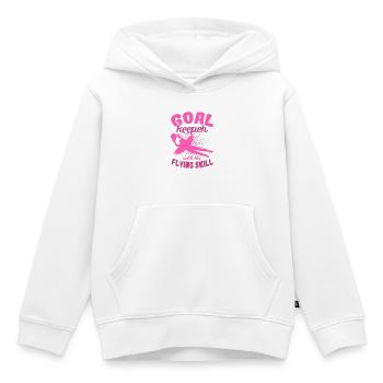 Gardien - Sweat Premium à capuche enfant bio - blanc - Devant - AI Model Kid Female (0cm)