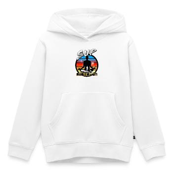 Stand up paddle - Kinder Premium Organic Hoodie - Weiß - Vorne - AI Model Kid Female (0cm)
