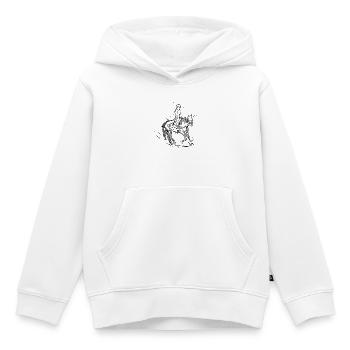 Reiterin - Kinder Premium Organic Hoodie - Weiß - Vorne - AI Model Kid Female (0cm)