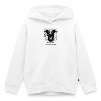 Mein Hund hört - Hundeliebhaber Hundefan Gassi - Kinder Premium Organic Hoodie - Weiß - Vorne - AI Model Kid Female (0cm)