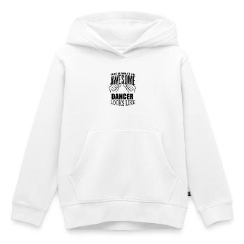 Danse Danse Danse - Sweat Premium à capuche enfant bio - blanc - Devant - AI Model Kid Female (0cm)