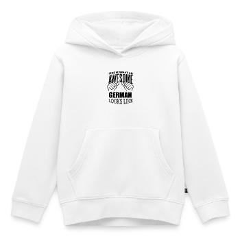 Deutschland Deutschland Deutschland - Kinder Premium Organic Hoodie - Weiß - Vorne - AI Model Kid Female (0cm)