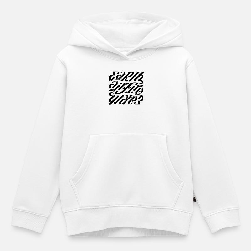 Erde-Luft-Feuer earth-air-fire - Kinder Premium Organic Hoodie - Weiß