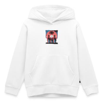 Bowling - Kinder Premium Organic Hoodie - Weiß - Vorne - AI Model Kid Female (0cm)