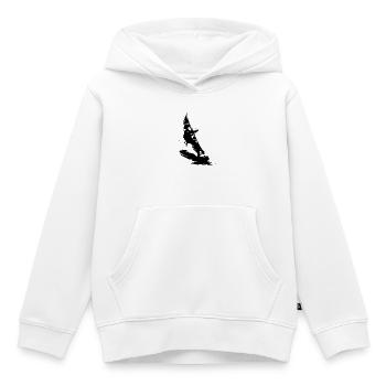 Windsurfen - Kinder Premium Organic Hoodie - Weiß - Vorne - AI Model Kid Female (0cm)