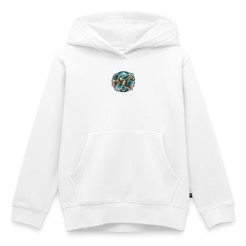 Éleveur d’oiseaux Ornithologue Ornithologue Ornithologue - Sweat Premium à capuche enfant bio - blanc - Devant - AI Model Kid Female (0cm)