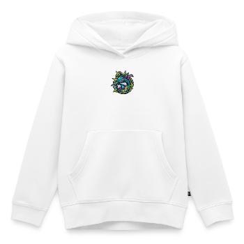 Éleveur d’oiseaux Ornithologue Ornithologue Ornithologue - Sweat Premium à capuche enfant bio - blanc - Devant - AI Model Kid Female (0cm)