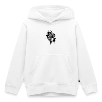 Eiswaffel Softeis - Kinder Premium Organic Hoodie - Weiß - Vorne - AI Model Kid Female (0cm)