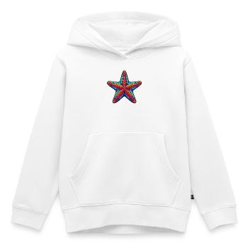 Seestern - Kinder Premium Organic Hoodie - Weiß - Vorne - AI Model Kid Female (0cm)