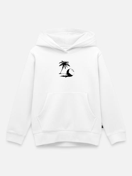 Bowling Skizze - Kinder Premium Organic Hoodie - Weiß