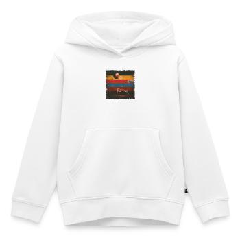 Volleyball Grafik - Kinder Premium Organic Hoodie - Weiß - Vorne - AI Model Kid Female (0cm)