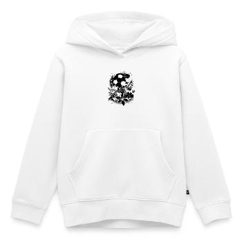 Fußball - Kinder Premium Organic Hoodie - Weiß - Vorne - AI Model Kid Female (0cm)