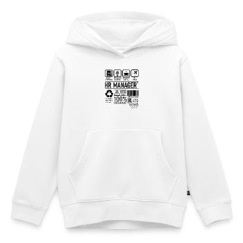 Hr Manager multi tasking problem solving - Kinder Premium Organic Hoodie - Weiß - Vorne - AI Model Kid Female (0cm)