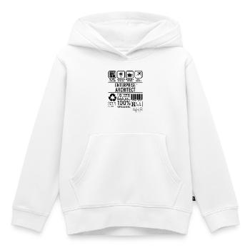 Enterprise Architect multi tasking problem solving - Sweat Premium à capuche enfant bio - blanc - Devant - AI Model Kid Female (0cm)