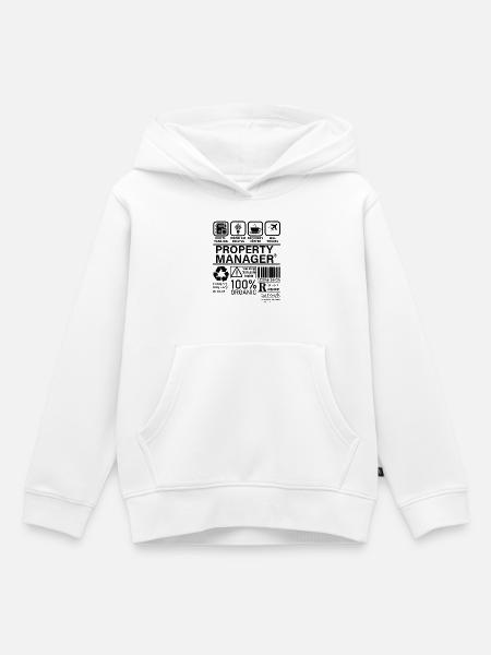 property manager multi tasking problem solving - Kinder Premium Organic Hoodie - Weiß