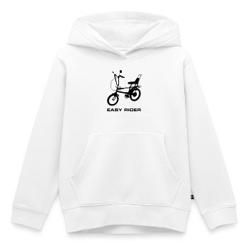 Chopper Design. - Kids Premium Organic Hoodie - white - Front - AI Model Kid Female (0cm)
