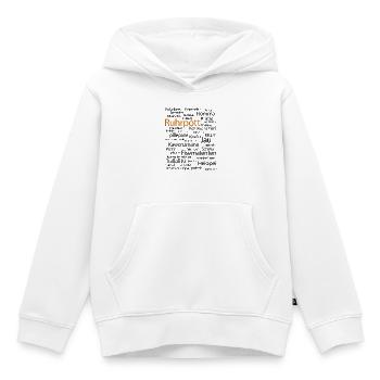 Ruhrpott Sprache Dortmund Bochum Hömma Ruhrdeutsch - Kinder Premium Organic Hoodie - Weiß - Vorne - AI Model Kid Female (0cm)