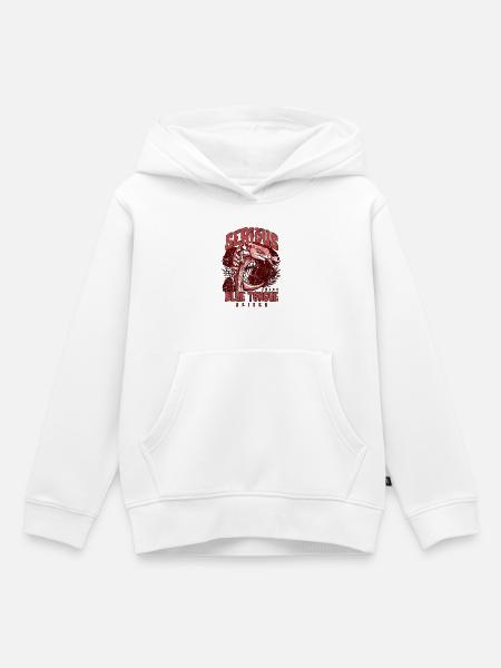 Ernsthaft über Blauzungenskinke Reptilienhalter - Kinder Premium Organic Hoodie - Weiß