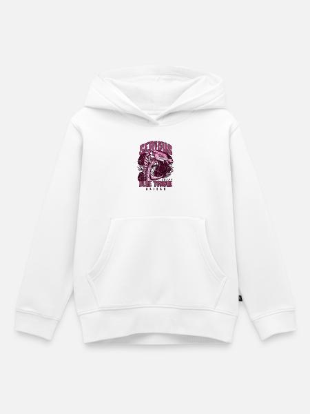 Ernsthaft über Blauzungenskinke Reptilienhalter - Kinder Premium Organic Hoodie - Weiß