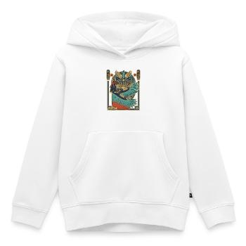 MAAT Göttin der Gerechtigkeit - Kinder Premium Organic Hoodie - Weiß - Vorne - AI Model Kid Female (0cm)