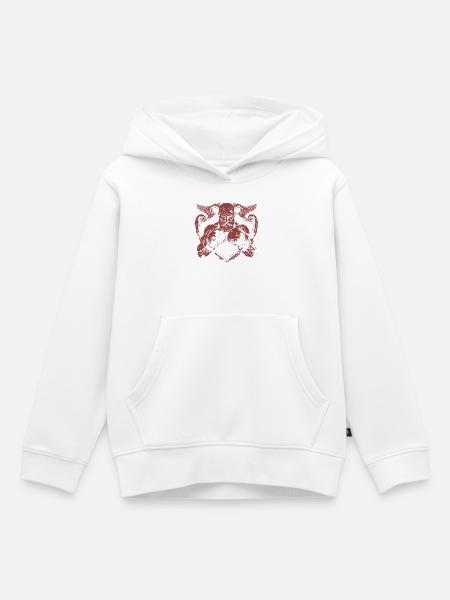 wikinger-viking-boxing - Kinder Premium Organic Hoodie - Weiß