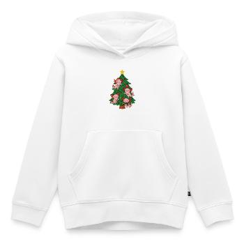 Axolotl schmücken Weihnachtsbaum - Kinder Premium Organic Hoodie - Weiß - Vorne - AI Model Kid Female (0cm)