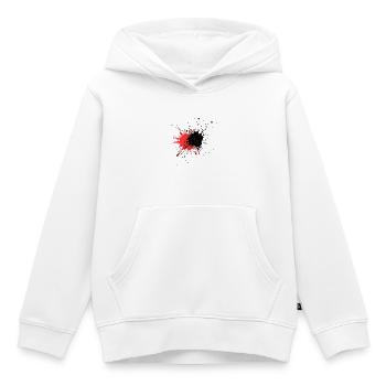 Conception de couleurs sanglantes - Sweat Premium à capuche enfant bio - blanc - Devant - AI Model Kid Female (0cm)