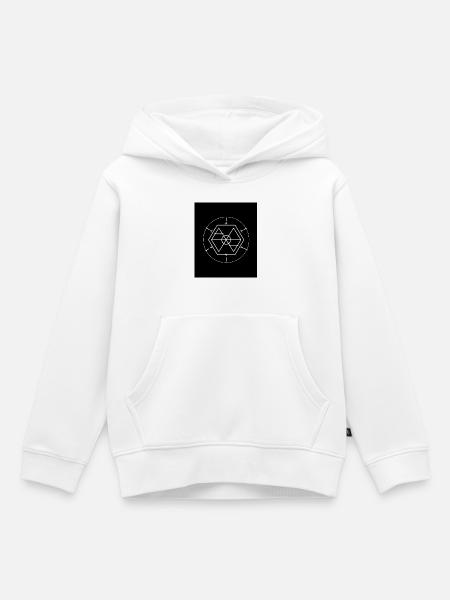 elemental_items Symbol für alle Elemente. - Kinder Premium Organic Hoodie - Weiß