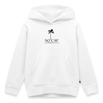 No Cap Design - Kinder Premium Organic Hoodie - Weiß - Vorne - AI Model Kid Female (0cm)