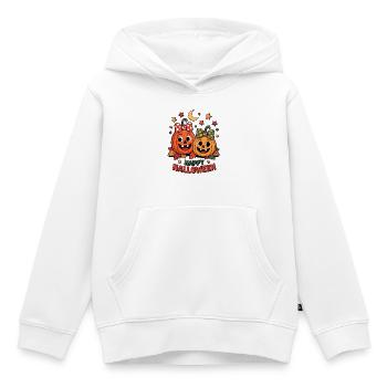 Cuddly pumpkin friends Halloween - Kids Premium Organic Hoodie - white - Front - AI Model Kid Female (0cm)