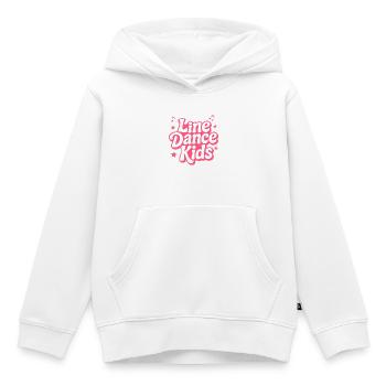 Danse en ligne Kids - Danse avec le cœur - Musique Cadeau - Sweat Premium à capuche enfant bio - blanc - Devant - AI Model Kid Female (0cm)
