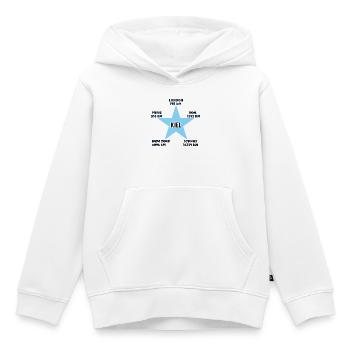 Kiel Vacances Côte Mer Baltique Port Kiel Home - Sweat Premium à capuche enfant bio - blanc - Devant - AI Model Kid Female (0cm)