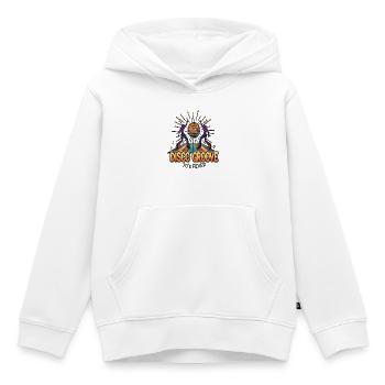 Disco Groove 70er Fever - Kinder Premium Organic Hoodie - Weiß - Vorne - AI Model Kid Female (0cm)
