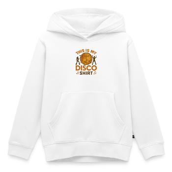 Disco 70er 80er Jahre Disko Party Outfit Discothek - Kinder Premium Organic Hoodie - Weiß - Vorne - AI Model Kid Female (0cm)