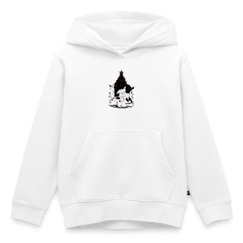 Dabbing Weihnachtsmann, Paar Shirt, lustig - Kinder Premium Organic Hoodie - Weiß - Vorne - AI Model Kid Female (0cm)