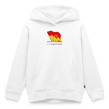 Province du Burgenland – Espace de nom - Sweat Premium à capuche enfant bio - blanc - Devant - AI Model Kid Female (0cm)