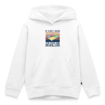 I'm Silently Judging Your Board Game Skills - Kinder Premium Organic Hoodie - Weiß - Vorne - AI Model Kid Female (0cm)
