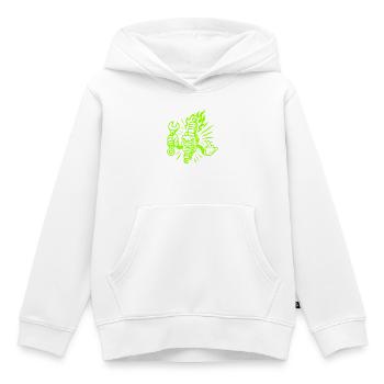 Bad Spark – Cheeky spark plug with screw connections - Kids Premium Organic Hoodie - white - Front - AI Model Kid Female (0cm)
