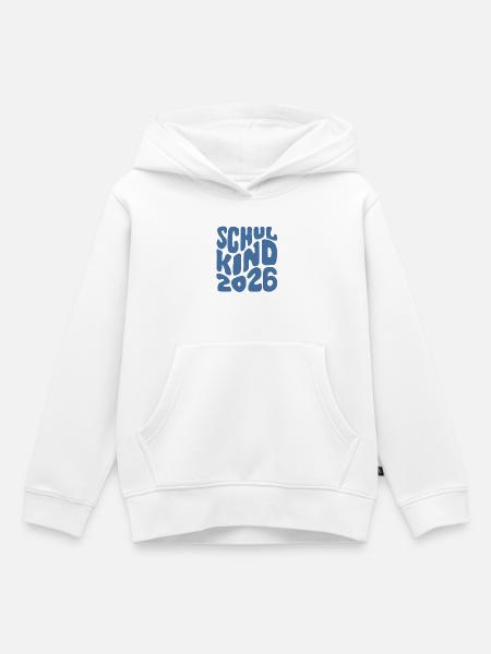 Schulkind 2026 - Einschulung - Erstklässler - Kinder Premium Organic Hoodie - Weiß